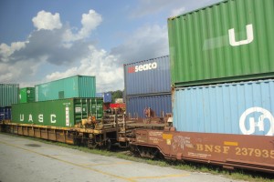 port exports savannah move train